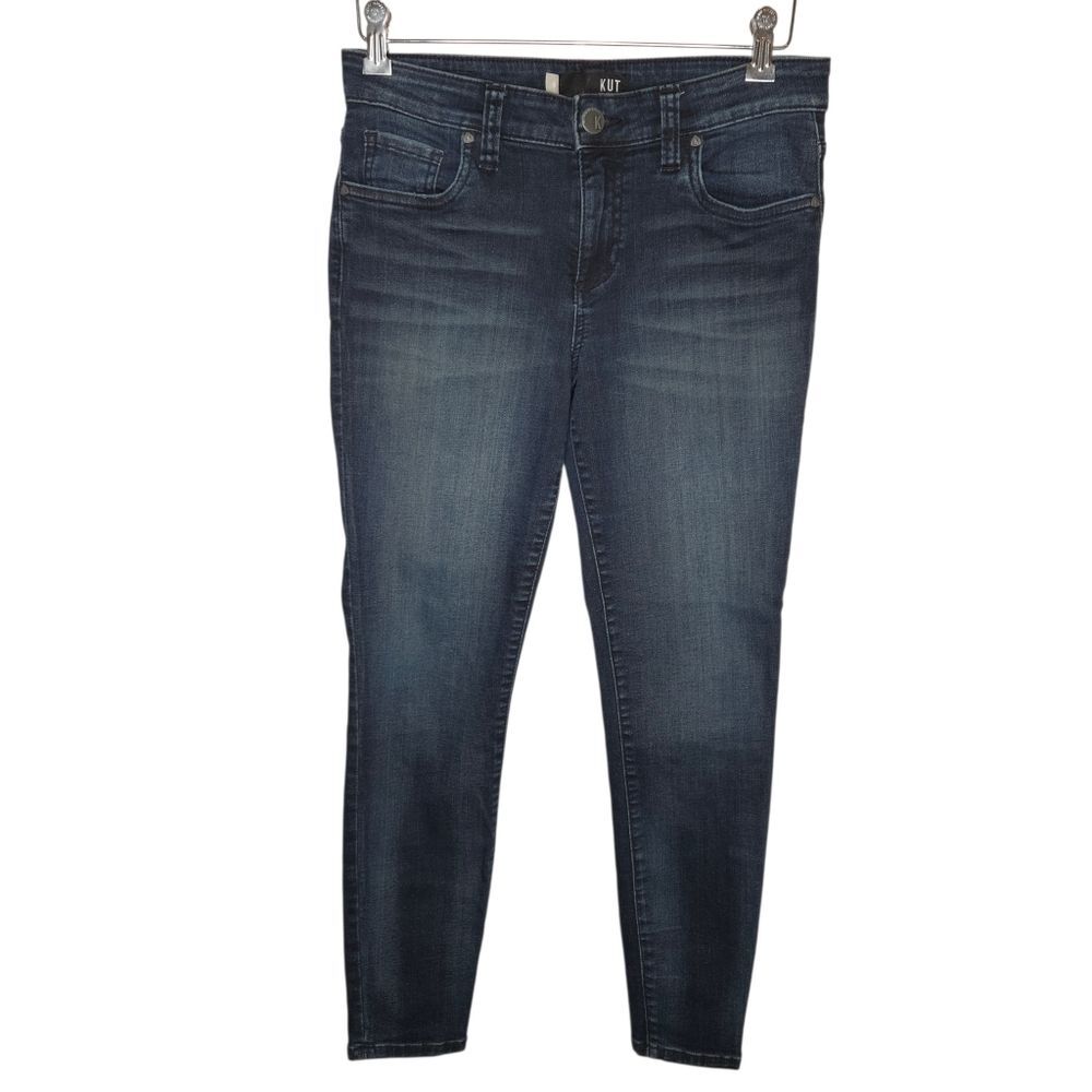 Kut from the Kloth Connie Ankle Skinny Dark Wash Denim Jeans, Size 6